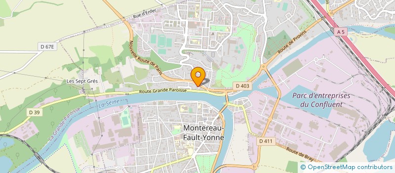 localisation de l'entreprise JACQ à MONTEREAU-FAULT-YONNE