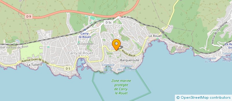 localisation de l'entreprise JACQANIS IMMOBILIER  CARRY-LE-ROUET