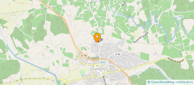 localisation de l'entreprise JACQMAR  LAMBESC