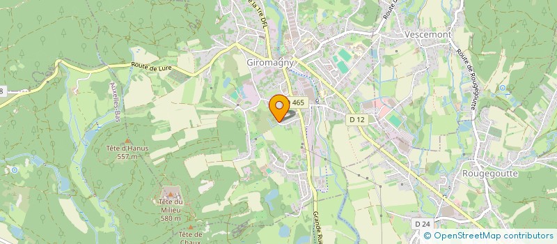 localisation de l'entreprise JACQS IMMOBILIER  GIROMAGNY