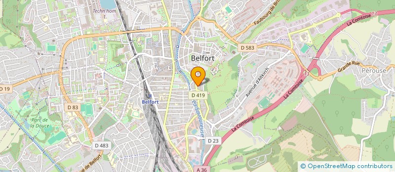 localisation de l'entreprise JACQS TRANSACTION IMMO à BELFORT