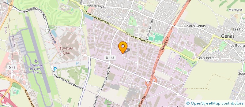 localisation de l'entreprise JACQUARD  CHASSIEU