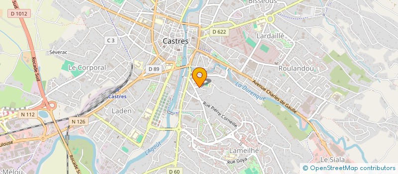 localisation de l'entreprise JACQUARD HOLDING  CASTRES