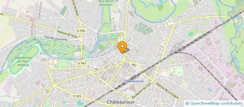 localisation de l'entreprise JACQUART COMPANY à CHATEAUROUX
