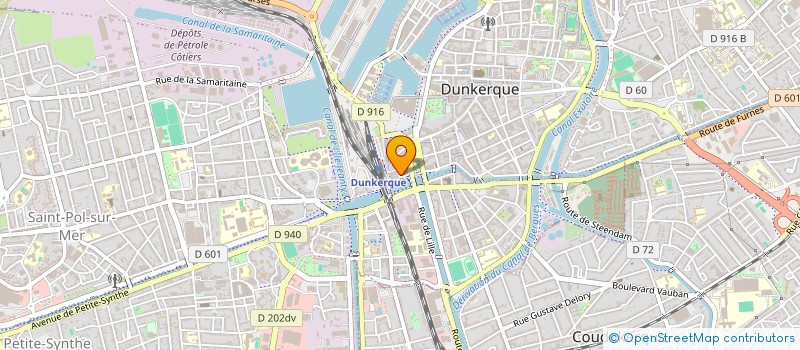localisation de l'entreprise JACQUART INDIVISION  DUNKERQUE