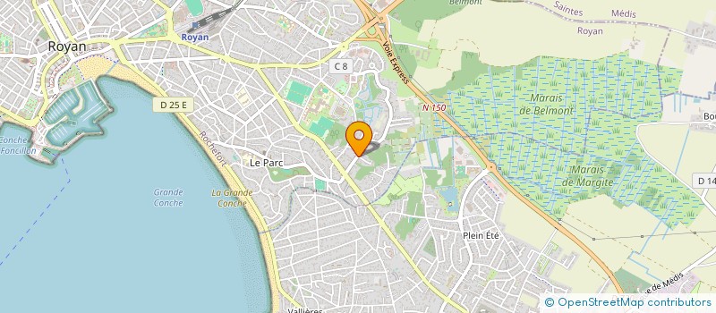 localisation de l'entreprise JACQUAUD  ROYAN