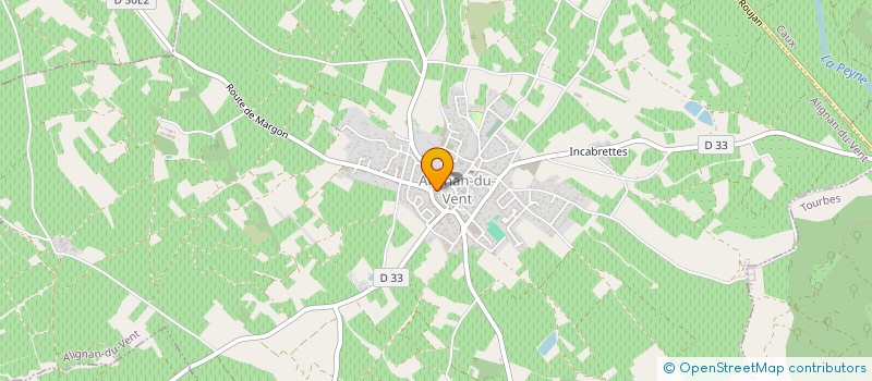 localisation de l'entreprise JACQUEL SAS  ALIGNAN-DU-VENT