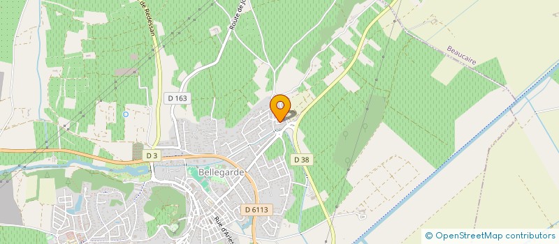 localisation de l'entreprise JACQUELINE  BELLEGARDE