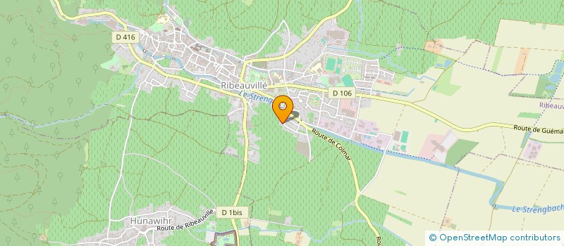 localisation de l'entreprise JACQUELINE  RIBEAUVILLE