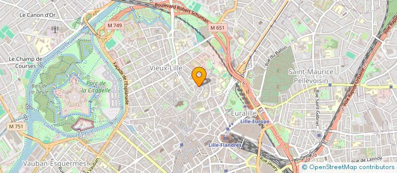 localisation de l'entreprise JACQUELINE à LILLE