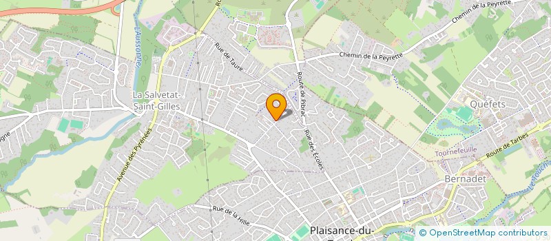 localisation de l'entreprise JACQUELINE HOLDING  LA SALVETAT-SAINT-GILLES