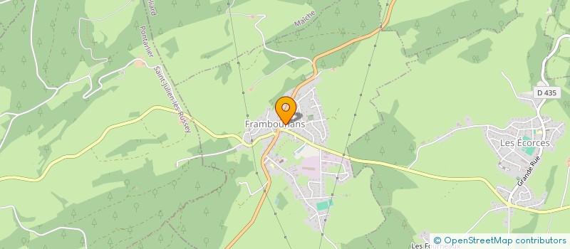 localisation de l'entreprise JACQUEMAI TP  FRAMBOUHANS