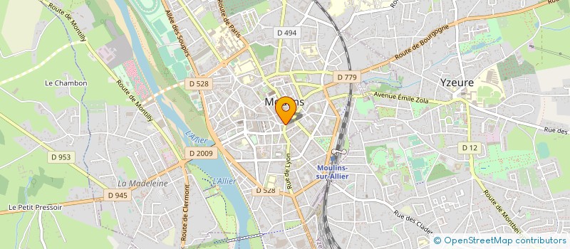 localisation de l'entreprise JACQUEMART IMMOBILIER à MOULINS