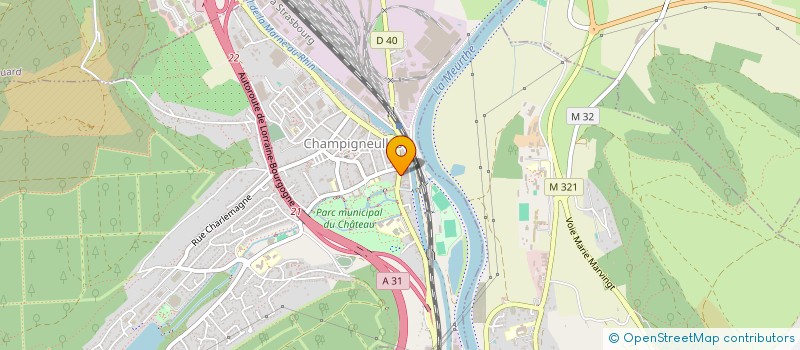 localisation de l'entreprise JACQUEMER SARL à CHAMPIGNEULLES