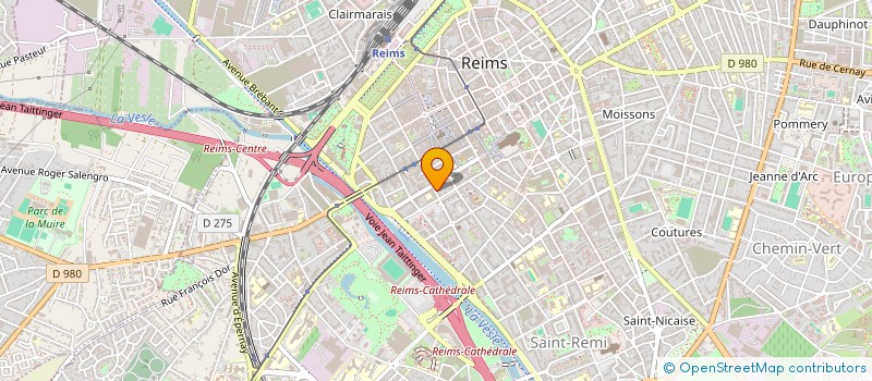 localisation de l'entreprise JACQUEMET SEGOLENE  REIMS