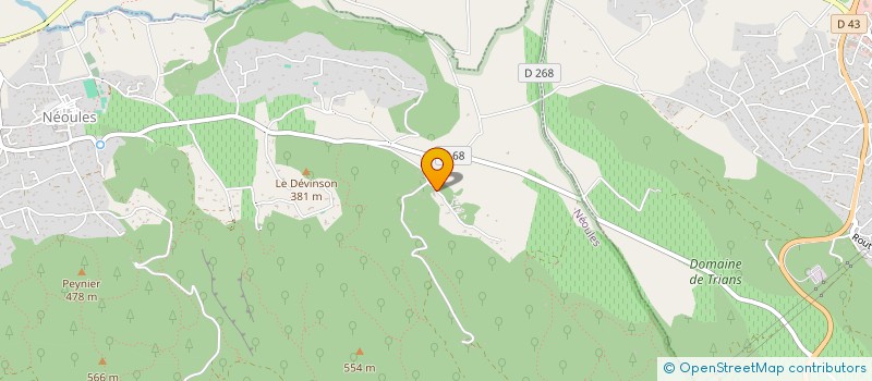 localisation de l'entreprise JACQUEMIN à NEOULES