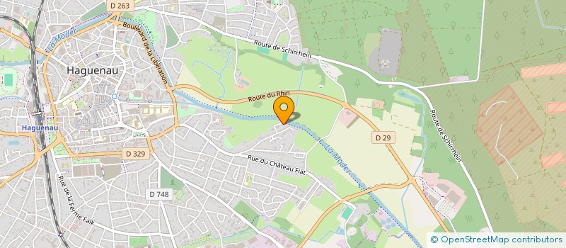 localisation de l'entreprise JACQUEMO  HAGUENAU