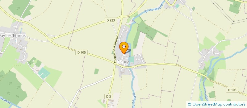 localisation de l'entreprise JACQUEMONT SARL  FLEURY