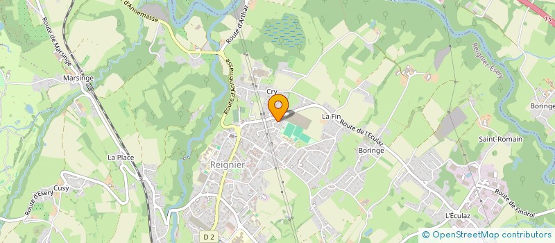 localisation de l'entreprise JACQUEMOUD TRAVAUX PUBLICS à PERS-JUSSY