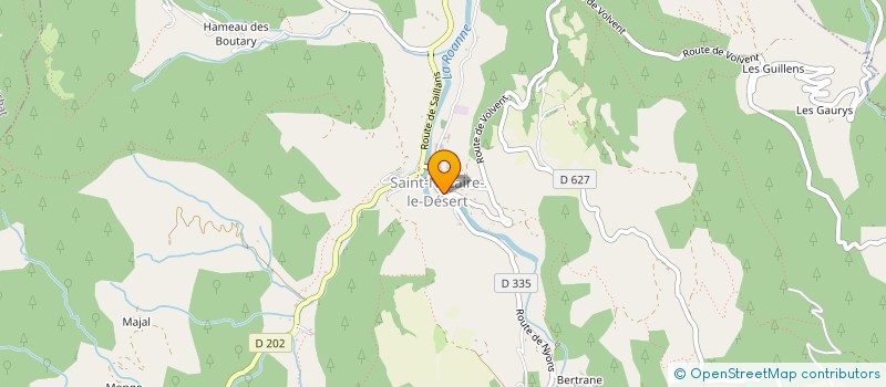localisation de l'entreprise JACQUES à SAILLANS