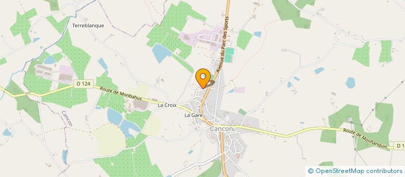 localisation de l'entreprise JACQUES  CANCON