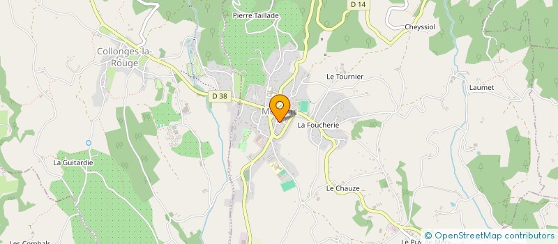 localisation de l'entreprise JACQUES BARATIER  LOSTANGES