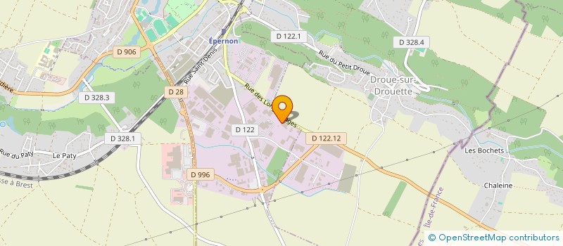localisation de l'entreprise JACQUES BEAUFILS à EPERNON