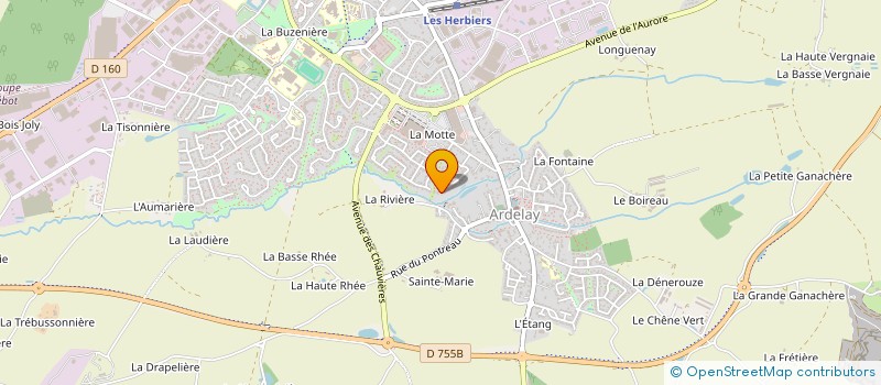 localisation de l'entreprise JACQUES C.L.R. à LES HERBIERS