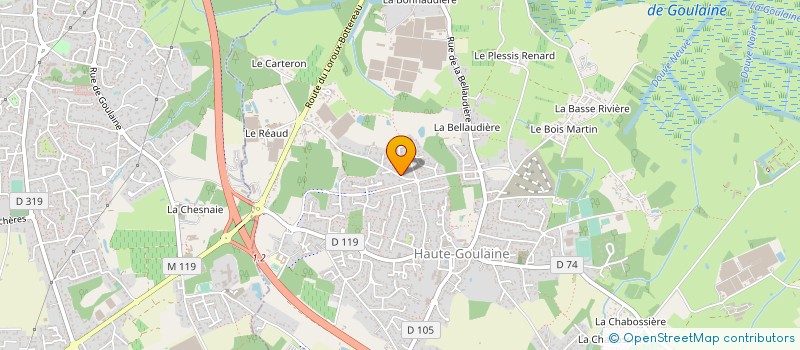 localisation de l'entreprise JACQUES CHARRON à HAUTE-GOULAINE