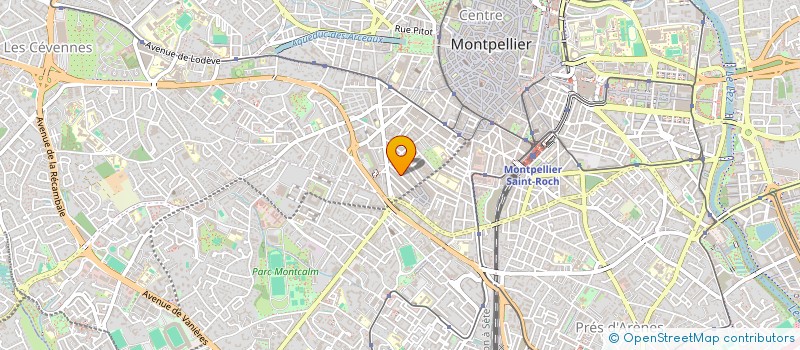 localisation de l'entreprise JACQUES COEUR FORMATION à MONTPELLIER