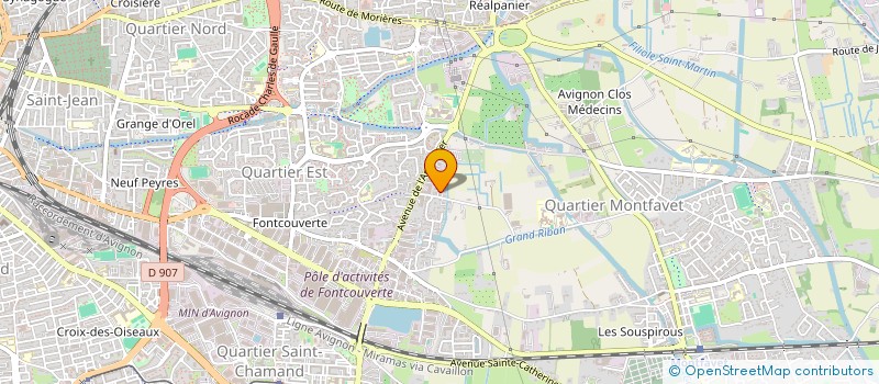 localisation de l'entreprise JACQUES COMBE  AVIGNON