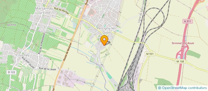 localisation de l'entreprise JACQUES COPEAU  PERRIGNY-LES-DIJON