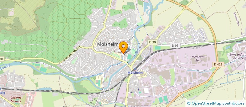 localisation de l'entreprise JACQUES COULAUX  MOLSHEIM