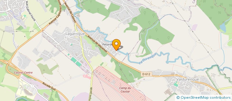 localisation de l'entreprise JACQUES CROS ET COMPAGNIE  VALDURENQUE