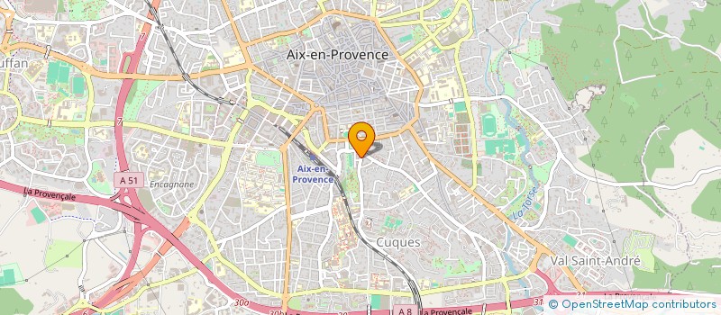 localisation de l'entreprise JACQUES DAUPHIN à AIX-EN-PROVENCE