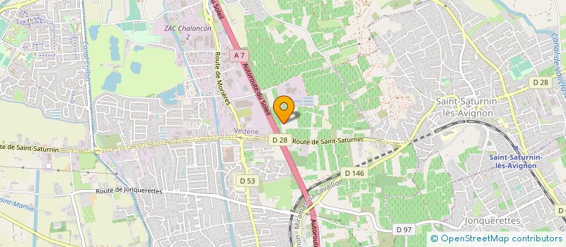 localisation de l'entreprise JACQUES DAUSSANT  VEDENE