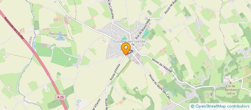 localisation de l'entreprise JACQUES DAVID à GODEWAERSVELDE