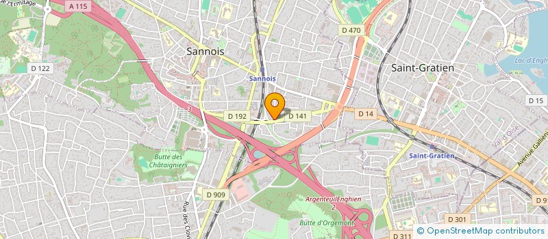 localisation de l'entreprise JACQUES DIFFERDANGE  SANNOIS