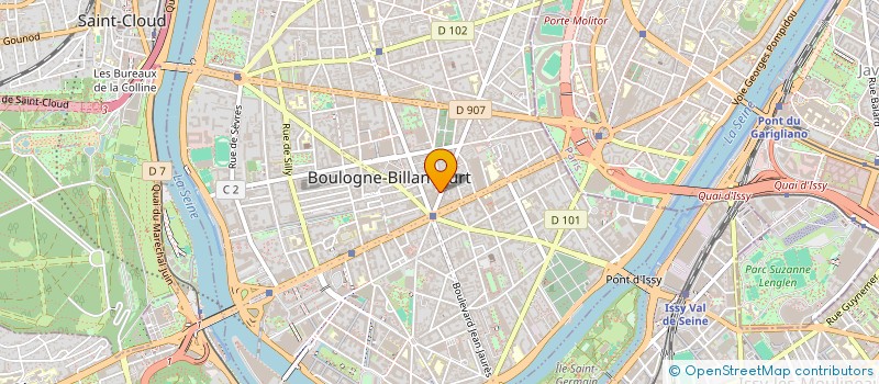 localisation de l'entreprise JACQUES ECREMENT JOAILLIER à BOULOGNE-BILLANCOURT