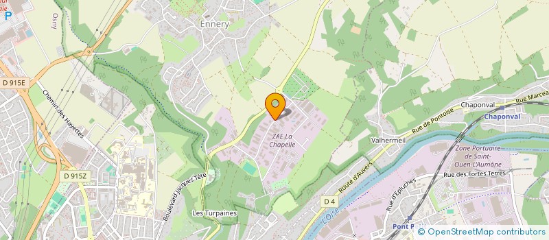 localisation de l'entreprise JACQUES & ERNEST  ENNERY