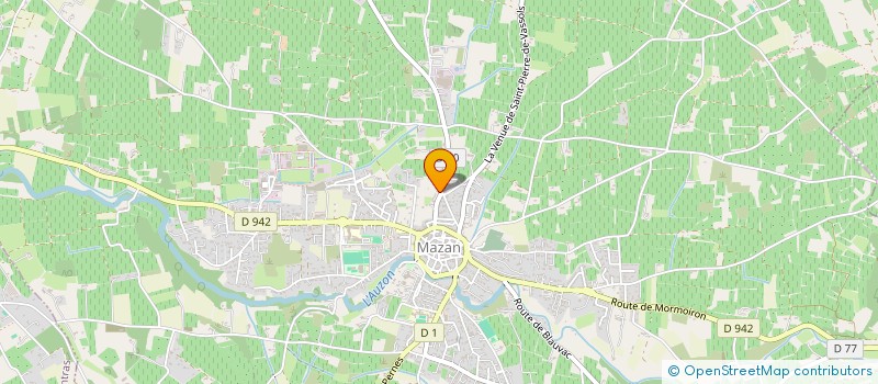 localisation de l'entreprise JACQUES ET BERNARD PAYAN  MAZAN