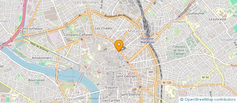 localisation de l'entreprise JACQUES FENOUILLET  TOULOUSE