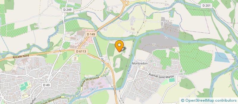 localisation de l'entreprise JACQUES FRAISSE INVESTISSEMENTS  CARCASSONNE