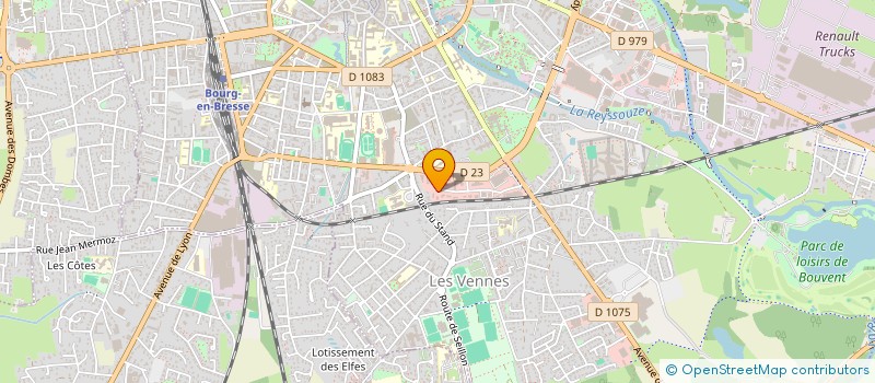 localisation de l'entreprise JACQUES GERBE & ASSOCIES - JGA  BOURG-EN-BRESSE