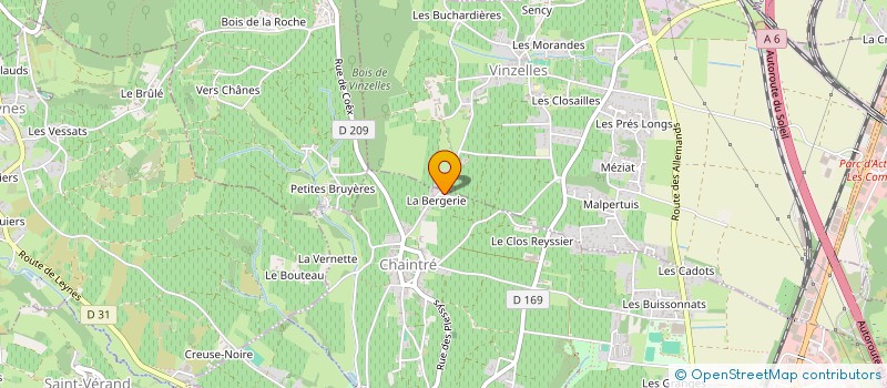 localisation de l'entreprise JACQUES GONARD SARL à CHAPELLE-DE-GUINCHAY (LA)