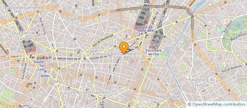 localisation de l'entreprise JACQUES HUDRY à PARIS