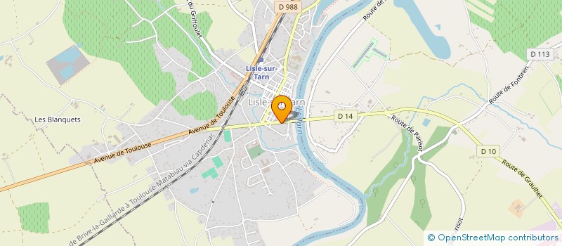 localisation de l'entreprise JACQUES JULIEN à LISLE-SUR-TARN