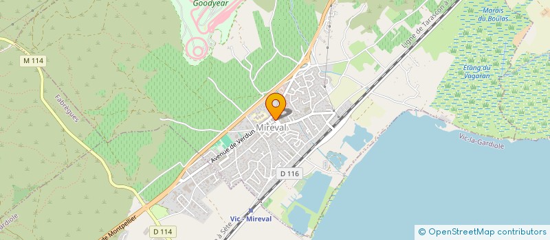 localisation de l'entreprise JACQUES&JULIEN  MIREVAL