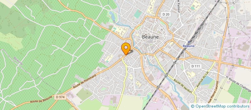 localisation de l'entreprise JACQUES LACOMBE VINS ET SPIRITUEUX à BEAUNE