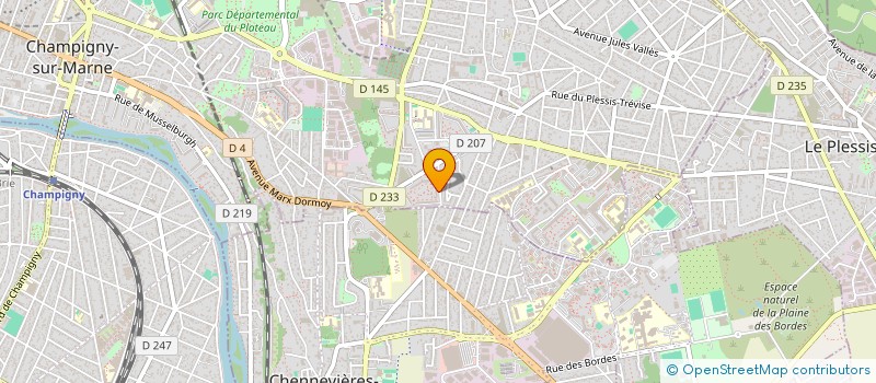 localisation de l'entreprise JACQUES LARONCHE ORGANISATION à CHAMPIGNY-SUR-MARNE